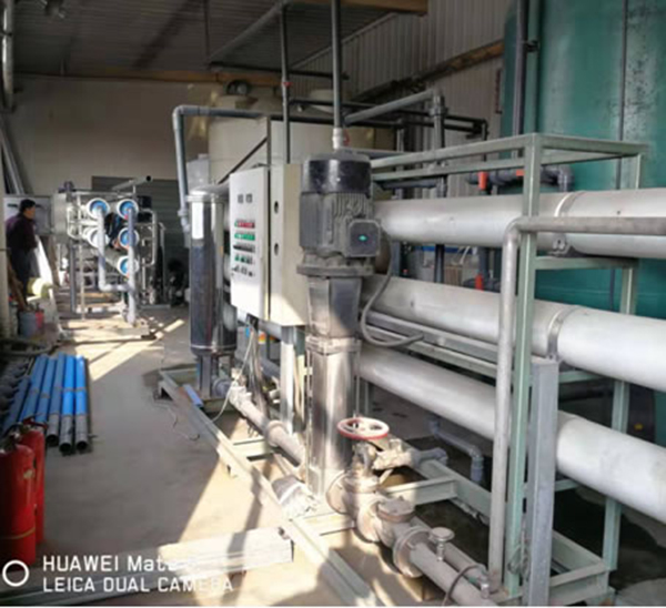 日照五（wǔ）征汽車15T/H雙（shuāng）級反滲透電泳純水係統改（gǎi）造