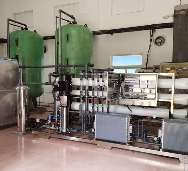 金隅冀東水泥（ní）煙台分公司反（fǎn）滲透+EDI超純水設備
