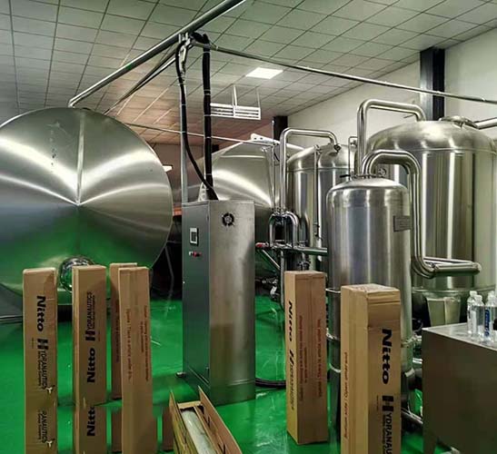 山東聖潔礦泉水（shuǐ）設備項目